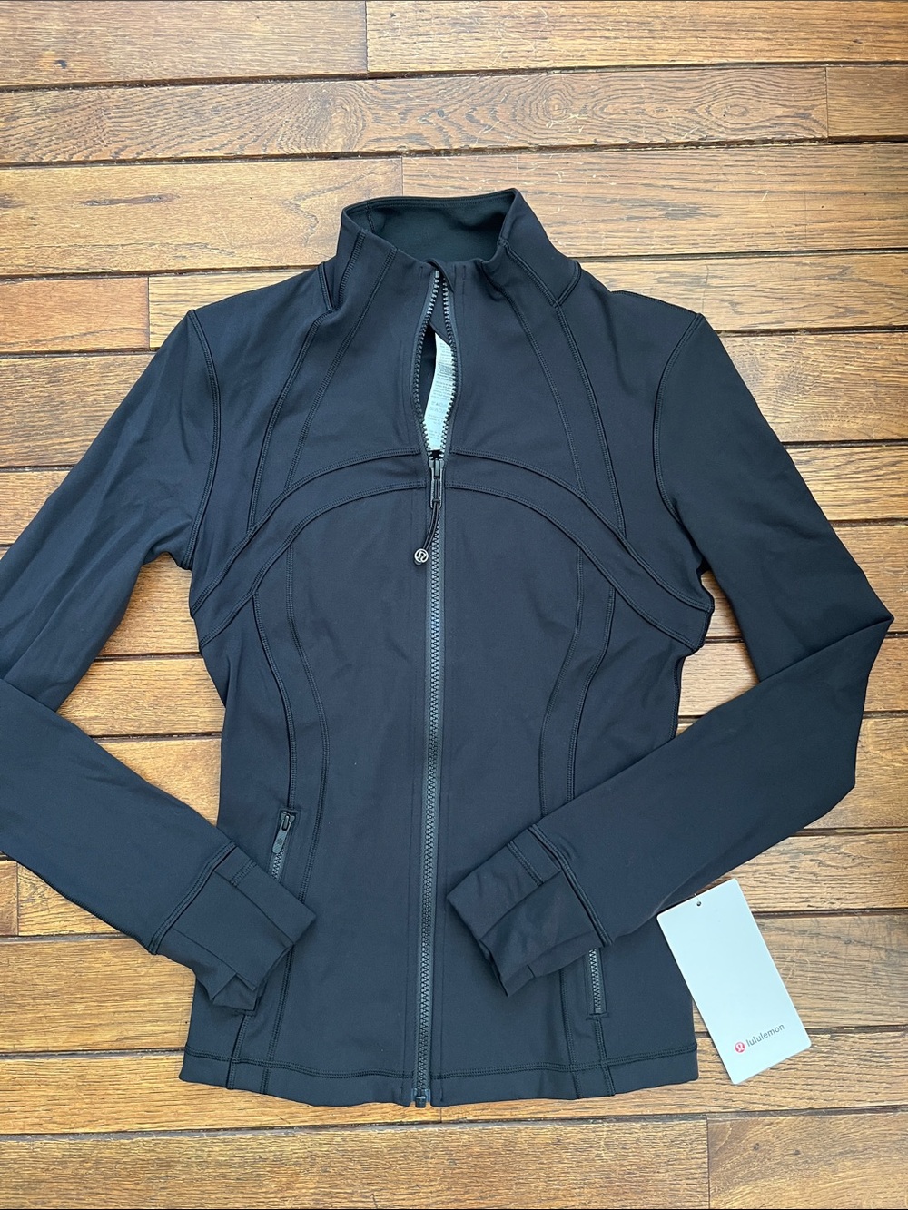 Lululemon Black Define Jacket Nulu Hip Length Size 6 New With Tags NWT